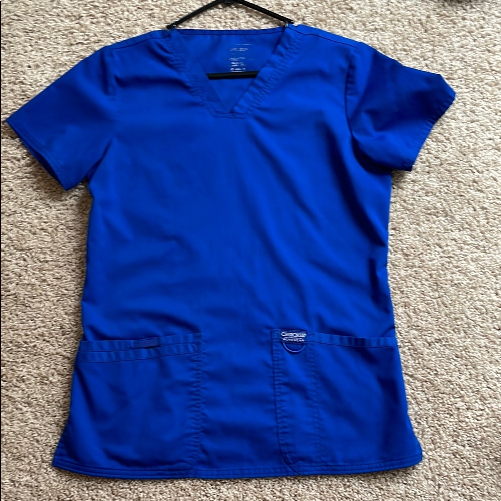 Royal Blue Cherokee  Scrub Top
